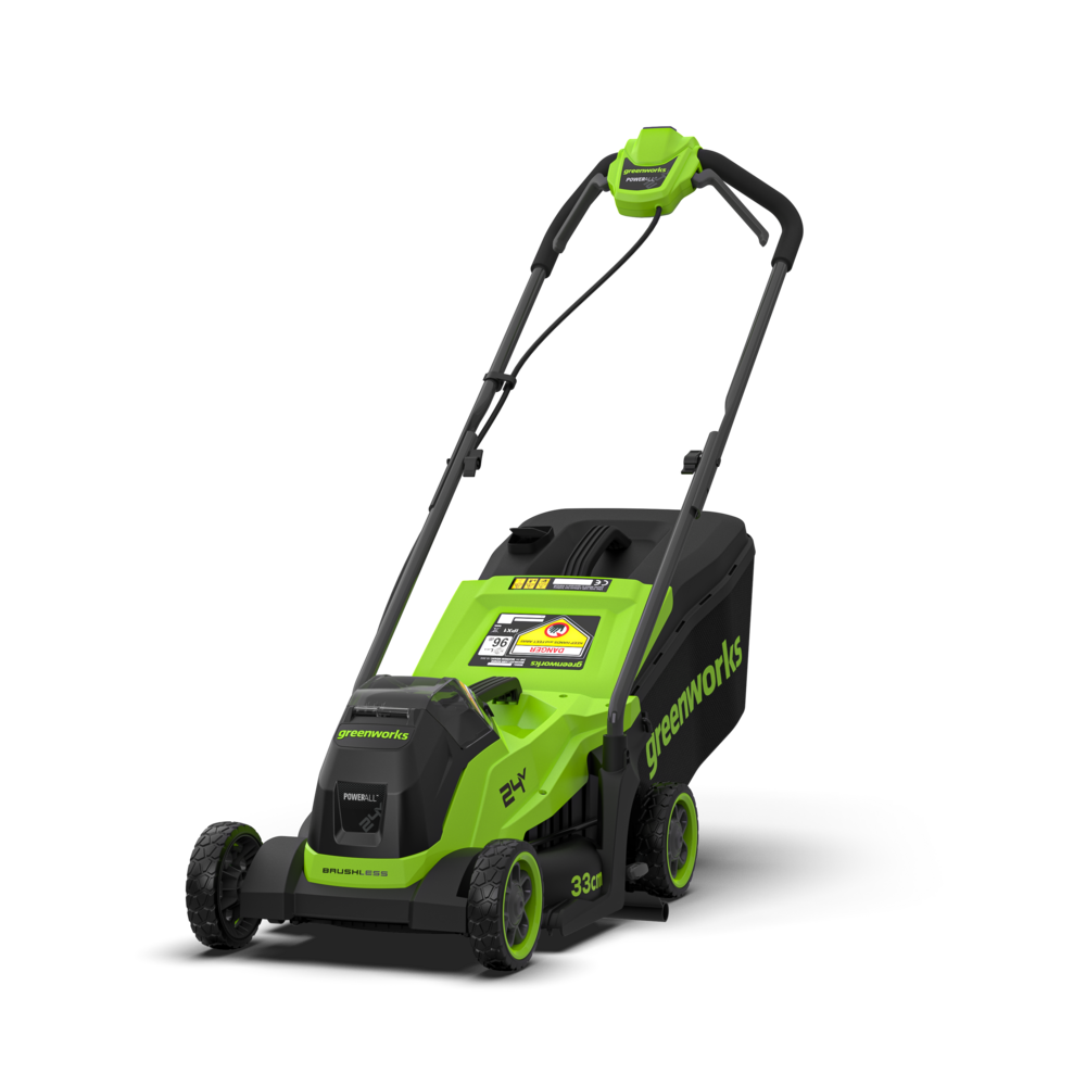 greenworks-powerall-24v-lm3302-tagliaerba-33-cm-gen-ii-solo-corpo image 1